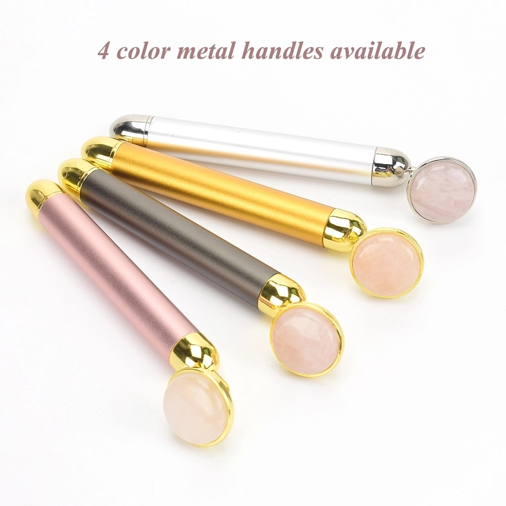 2019handmade Anti Wrinkle and Skin Rejuvenate Natural Pink Rose Quartz Jade Stone Jade Roller