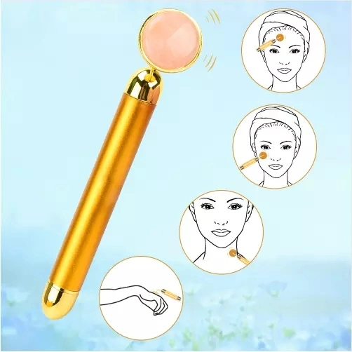 2019handmade Anti Wrinkle and Skin Rejuvenate Natural Pink Rose Quartz Jade Stone Jade Roller